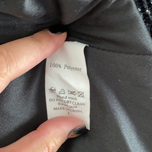 Black sequins party dress - Picture 9 of 10